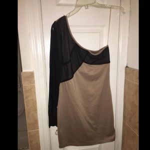 One shoulder dress